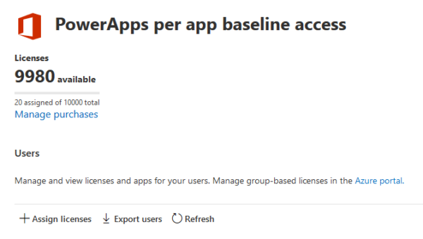 HOW TO: Assign Power Apps Per App Subscription